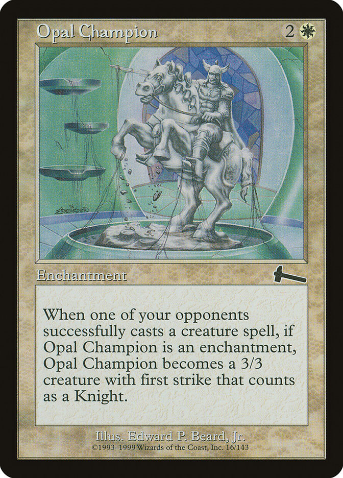 Opal Champion (16) [Urza's Legacy] | Odin's Place