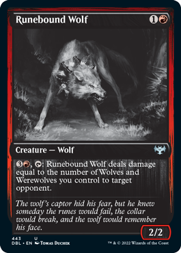 Runebound Wolf [Innistrad: Double Feature] | Odin's Place
