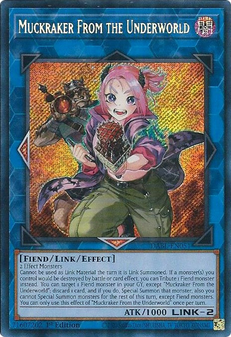 Muckraker From the Underworld [DABL-EN051] Secret Rare | Odin's Place