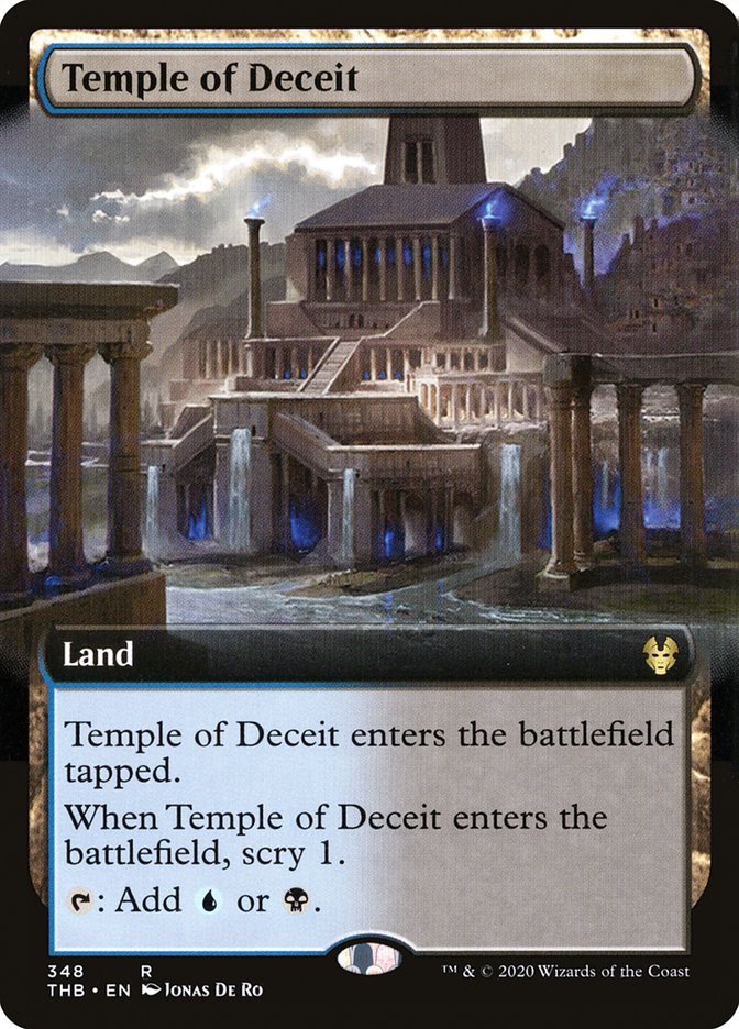 Temple of Deceit (Extended Art) [Theros Beyond Death] | Odin's Place