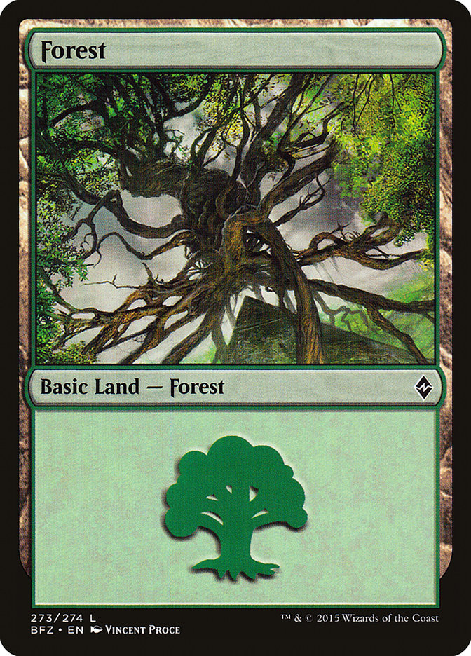 Forest (273) [Battle for Zendikar] | Odin's Place
