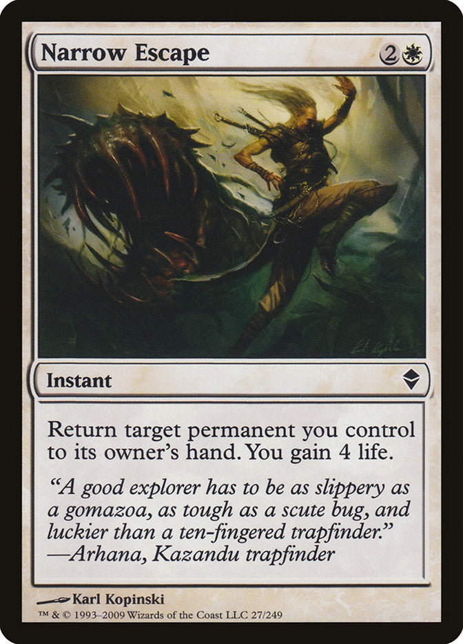 Narrow Escape (27) [Zendikar] | Odin's Place
