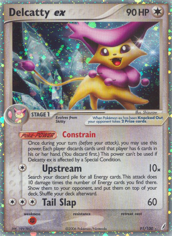 Delcatty ex (91/100) [EX: Crystal Guardians] | Odin's Place