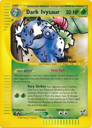 Dark Ivysaur (6) (Winner) (Jumbo Card) [Best of Promos] | Odin's Place