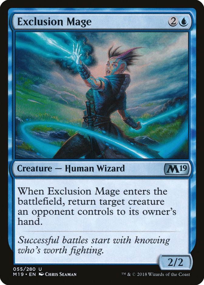 Exclusion Mage (55) [Core Set 2019] | Odin's Place