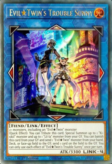 Evil Twin's Trouble Sunny [BODE-EN051] Starlight Rare | Odin's Place