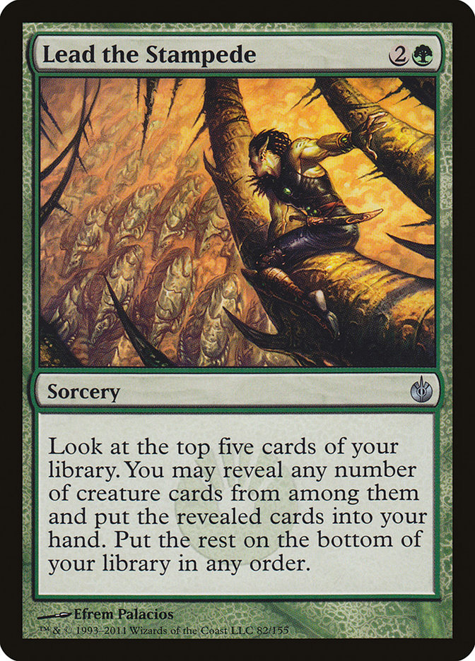 Lead the Stampede (82) [Mirrodin Besieged] | Odin's Place