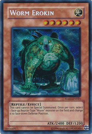 Worm Erokin [HA01-EN021] Secret Rare | Odin's Place