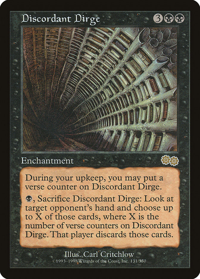 Discordant Dirge (131) [Urza's Saga] | Odin's Place