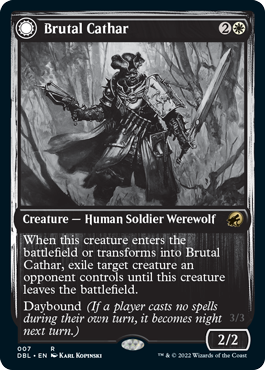Brutal Cathar // Moonrage Brute [Innistrad: Double Feature] | Odin's Place