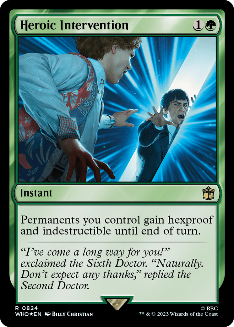 Heroic Intervention (Surge Foil) [Doctor Who] | Odin's Place