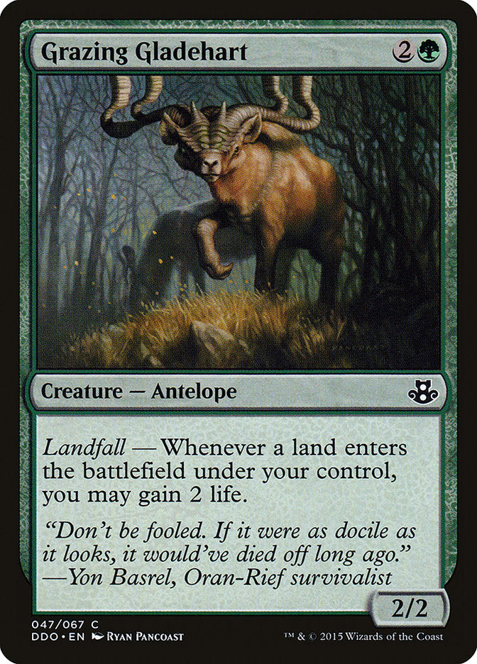 Grazing Gladehart (47) [Duel Decks: Elspeth vs. Kiora] | Odin's Place
