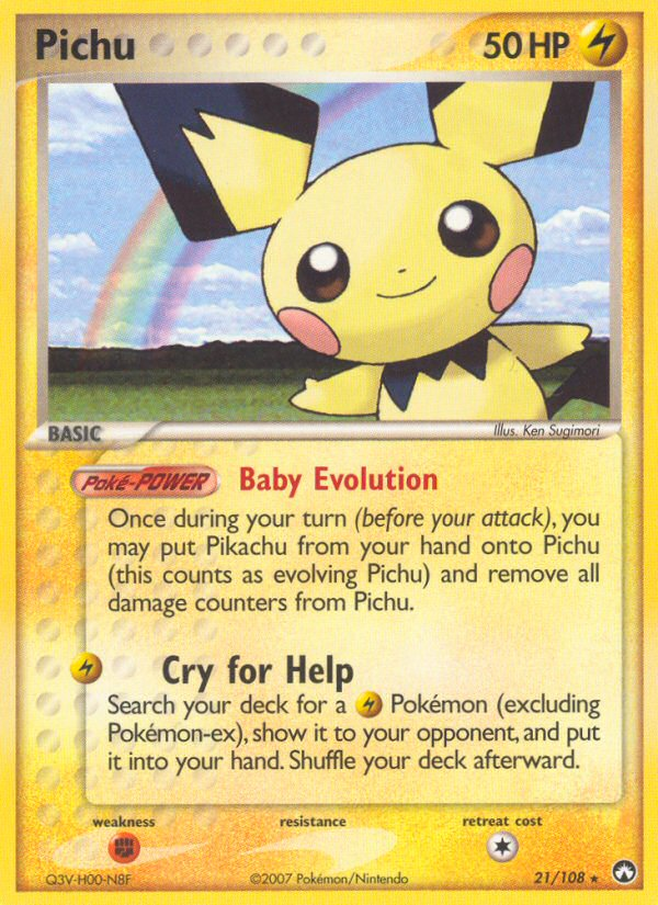 Pichu (21/108) [EX: Power Keepers] | Odin's Place