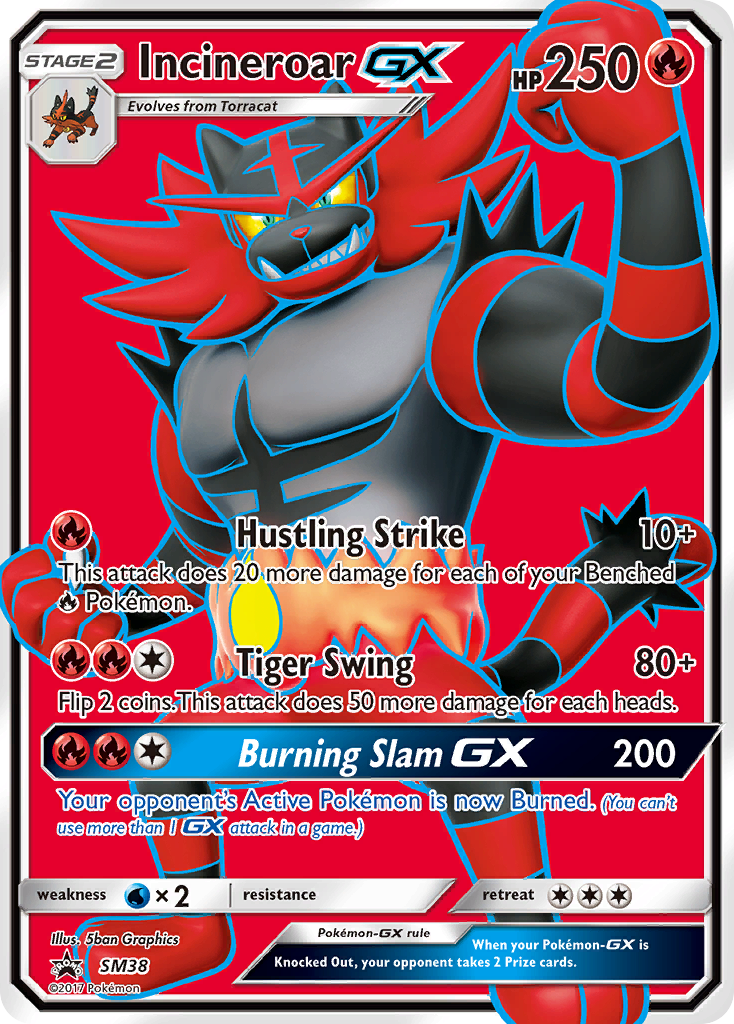 Incineroar GX (SM38) [Sun & Moon: Black Star Promos] | Odin's Place