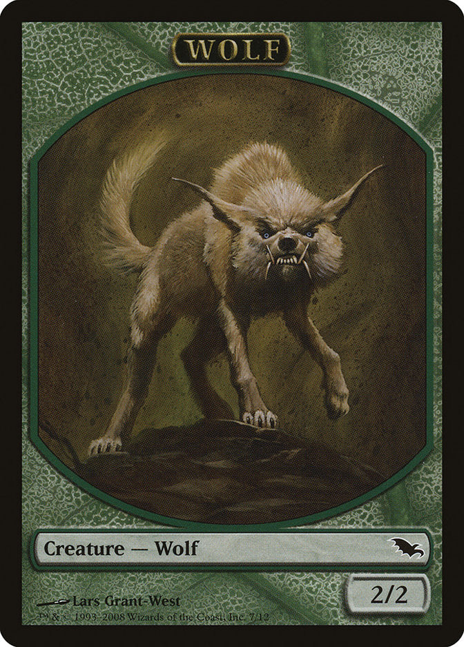 Wolf Token (7) [Shadowmoor Tokens] | Odin's Place