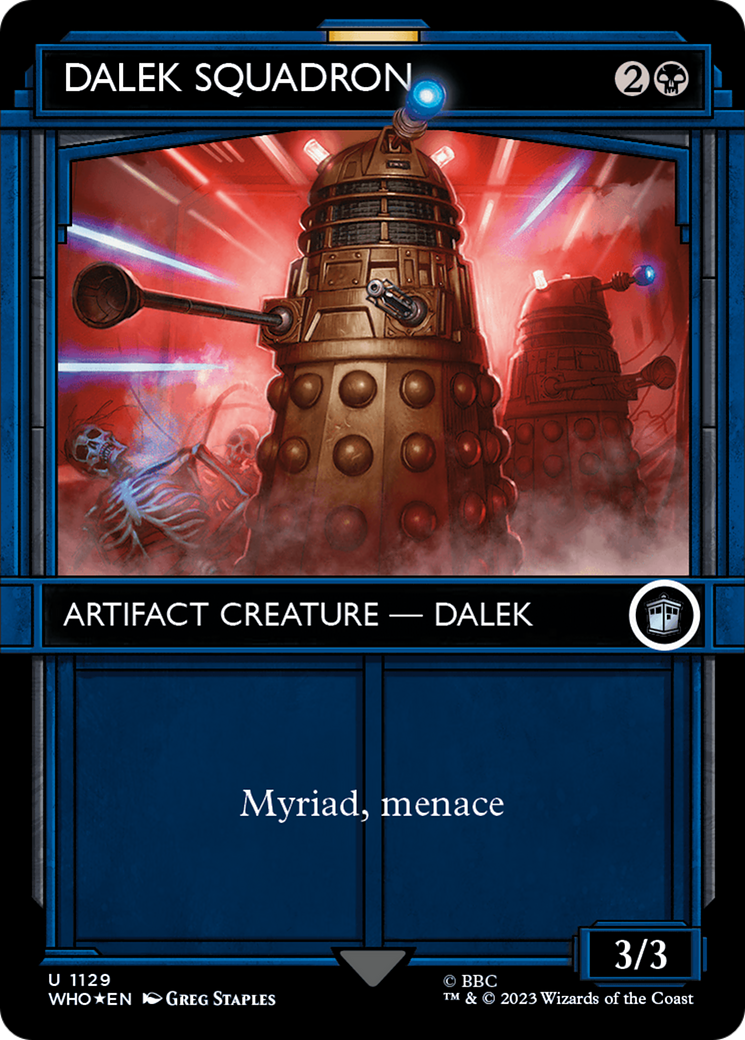 Dalek Squadron (Showcase) (Surge Foil) [Doctor Who] | Odin's Place