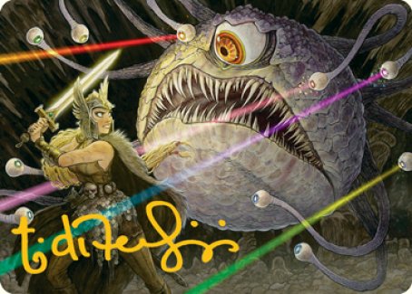 Hive of the Eye Tyrant Art Card (Gold-Stamped Signature) [Dungeons & Dragons: Adventures in the Forgotten Realms Art Series] | Odin's Place
