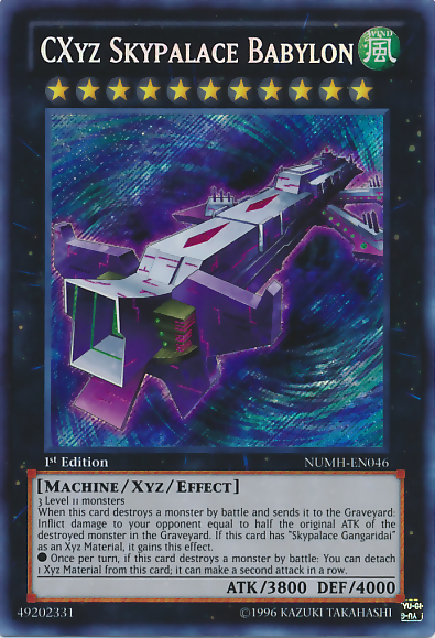 CXyz Skypalace Babylon [NUMH-EN046] Secret Rare | Odin's Place