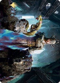 Kolvori, God of Kinship Art Card (Gold-Stamped Signature) [Kaldheim Art Series] | Odin's Place