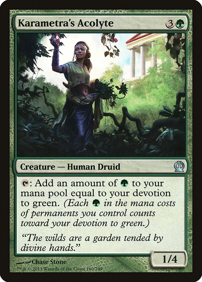 Karametra's Acolyte (160) [Theros] | Odin's Place