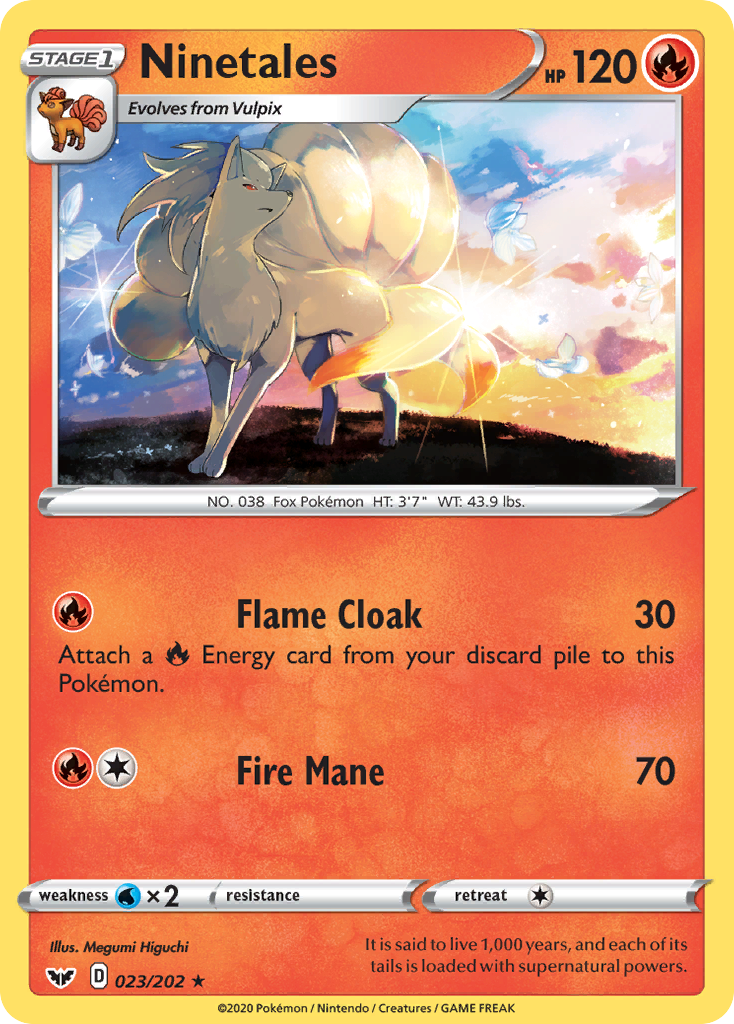 Ninetales (023/202) [Sword & Shield: Base Set] | Odin's Place