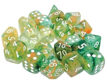Chessex Nebula Luminary Spring/White Poly 7 Set | Odin's Place