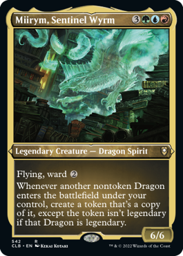 Miirym, Sentinel Wyrm (Foil Etched) [Commander Legends: Battle for Baldur's Gate] | Odin's Place