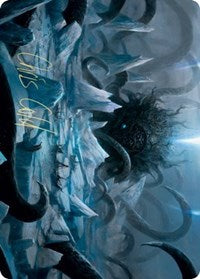 Icebreaker Kraken Art Card (Gold-Stamped Signature) [Kaldheim Art Series] | Odin's Place
