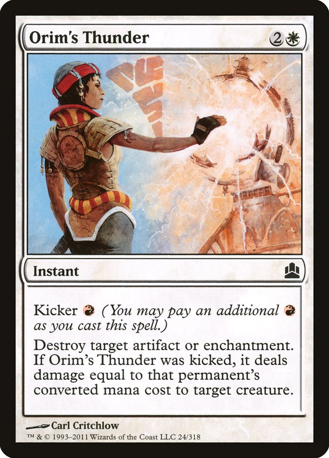 Orim's Thunder (24) [Commander 2011] | Odin's Place