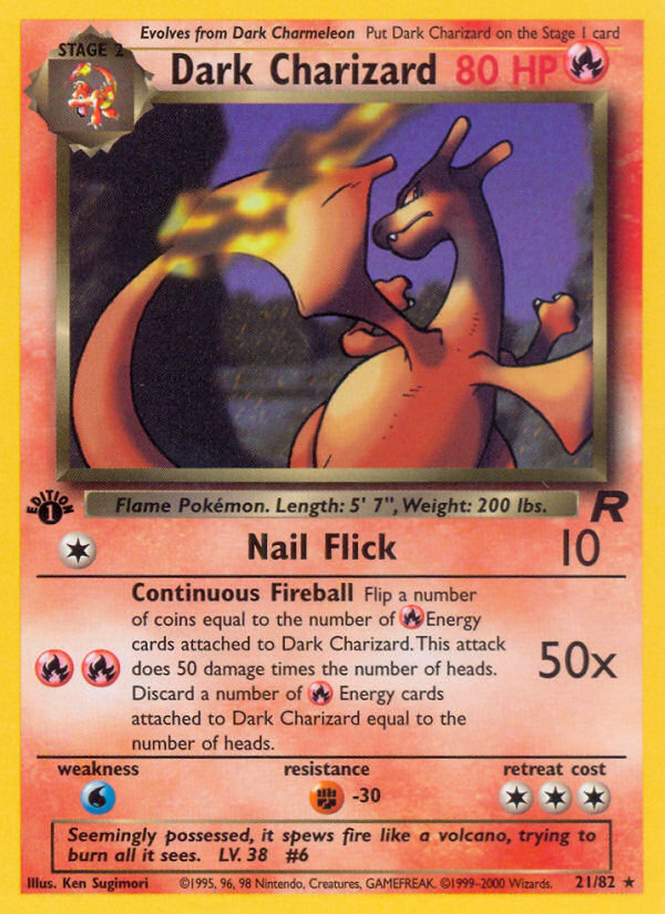 Dark Charizard (21/82) [Team Rocket 1st Edition] | Odin's Place