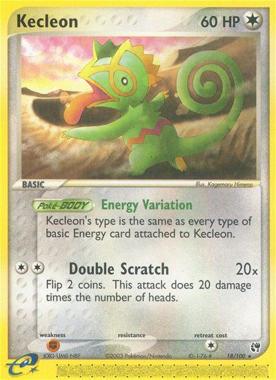 Kecleon (18/100) [EX: Sandstorm] | Odin's Place