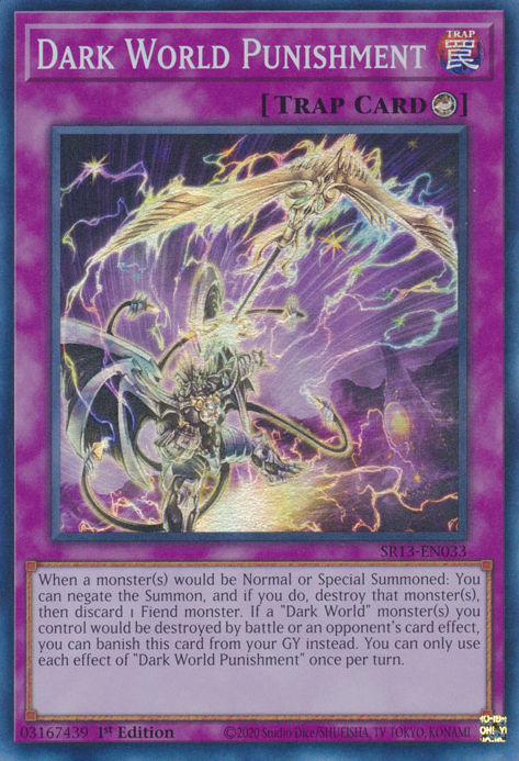 Dark World Punishment [SR13-EN033] Super Rare | Odin's Place