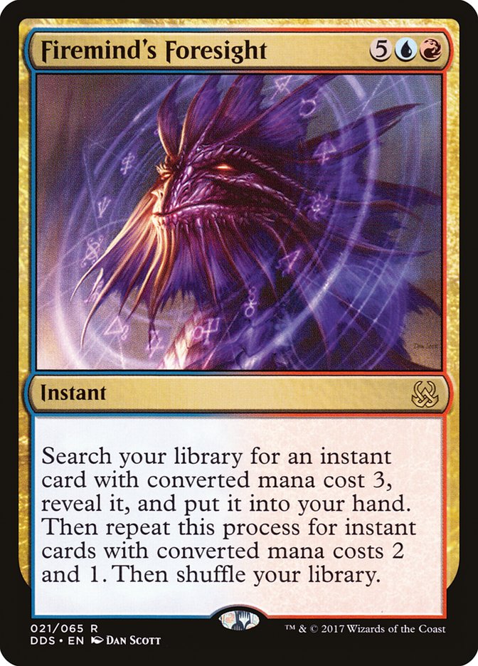 Firemind's Foresight (21) [Duel Decks: Mind vs. Might] | Odin's Place