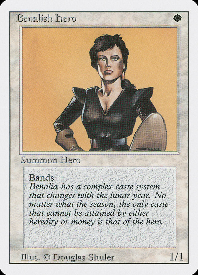 Benalish Hero (4) [Revised Edition] | Odin's Place