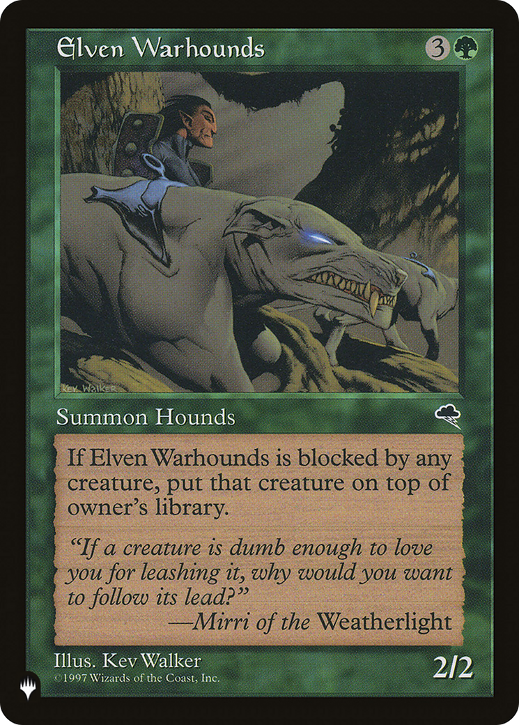 Elven Warhounds [The List] | Odin's Place