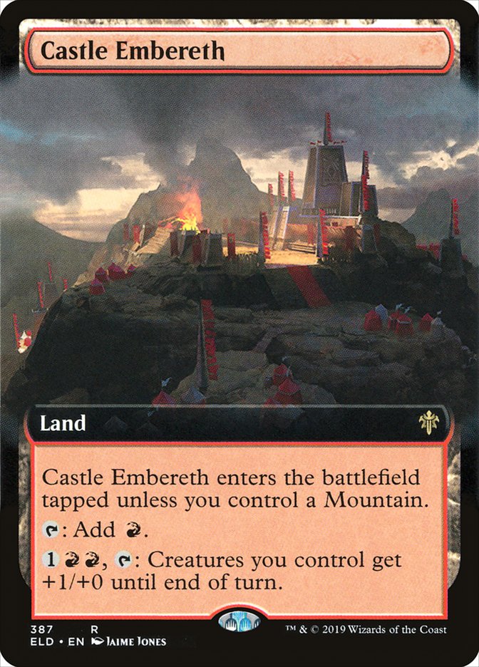 Castle Embereth (Extended Art) [Throne of Eldraine] | Odin's Place