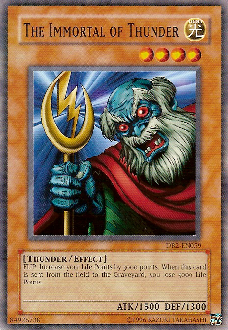 The Immortal of Thunder [DB2-EN059] Common | Odin's Place
