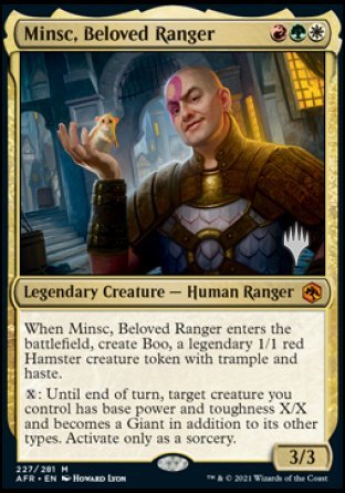 Minsc, Beloved Ranger (Promo Pack) [Dungeons & Dragons: Adventures in the Forgotten Realms Promos] | Odin's Place