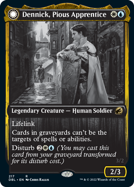 Dennick, Pious Apprentice // Dennick, Pious Apparition [Innistrad: Double Feature] | Odin's Place
