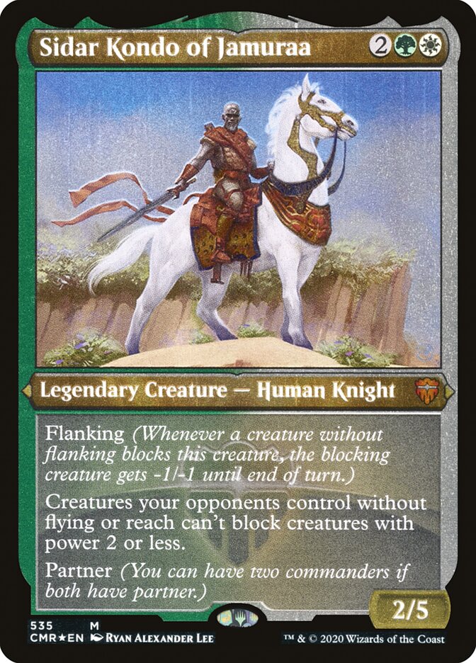 Sidar Kondo of Jamuraa (Etched) [Commander Legends] | Odin's Place