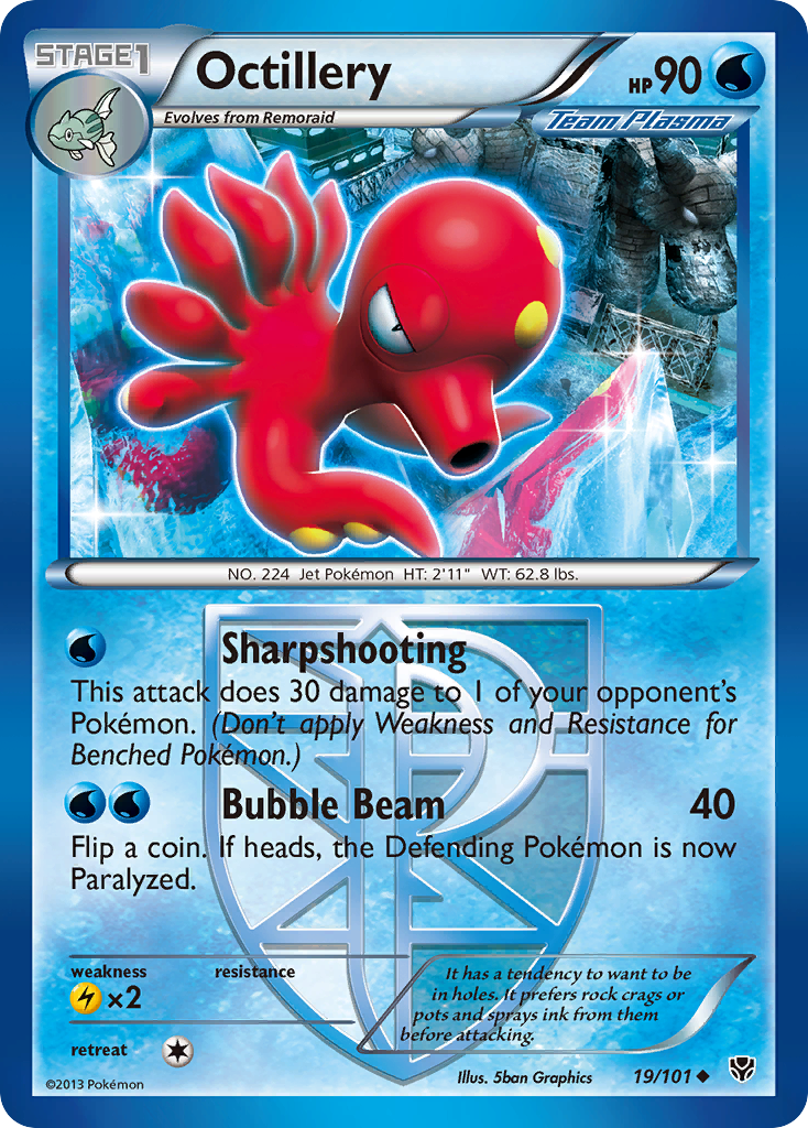 Octillery (19/101) [Black & White: Plasma Blast] | Odin's Place