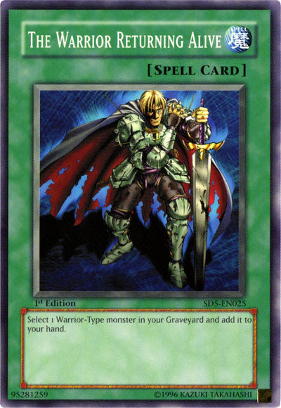 The Warrior Returning Alive [SD5-EN025] Common | Odin's Place