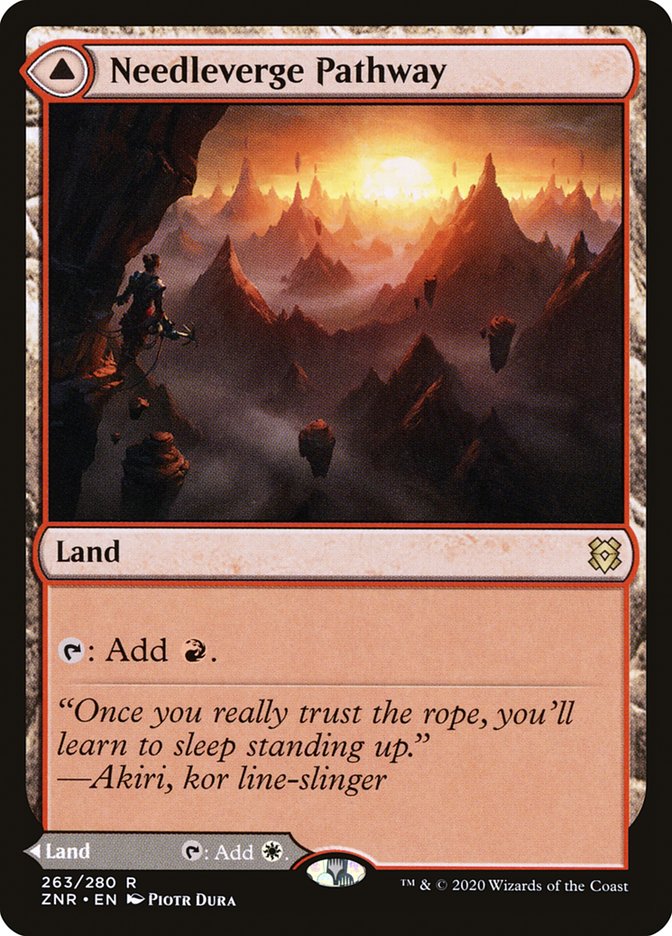 Needleverge Pathway // Pillarverge Pathway [Zendikar Rising] | Odin's Place