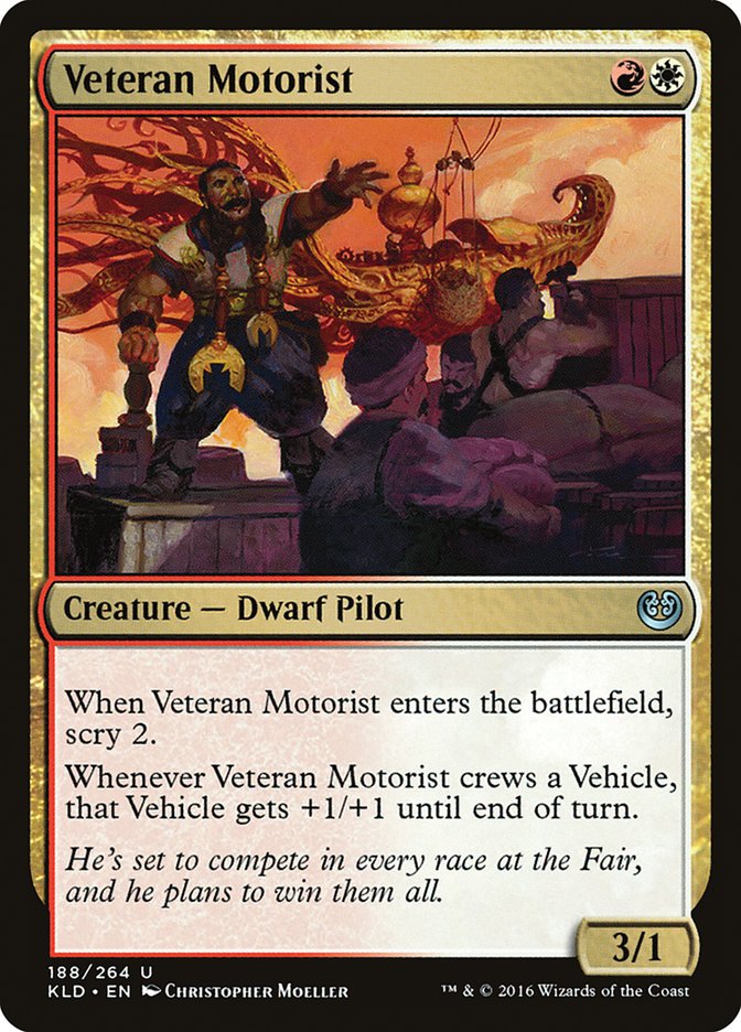 Veteran Motorist (188) [Kaladesh] | Odin's Place