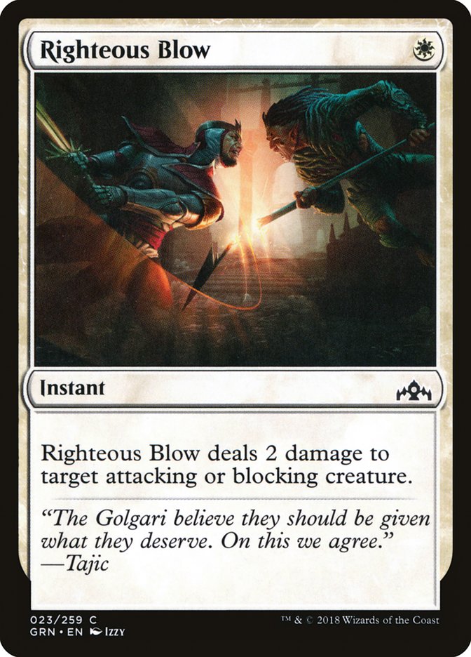 Righteous Blow (23) [Guilds of Ravnica] | Odin's Place