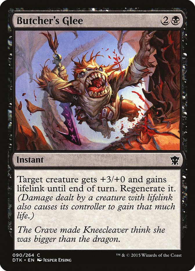 Butcher's Glee (90) [Dragons of Tarkir] | Odin's Place