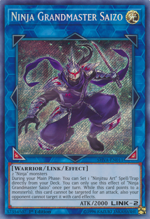 Ninja Grandmaster Saizo [SHVA-EN011] Secret Rare | Odin's Place