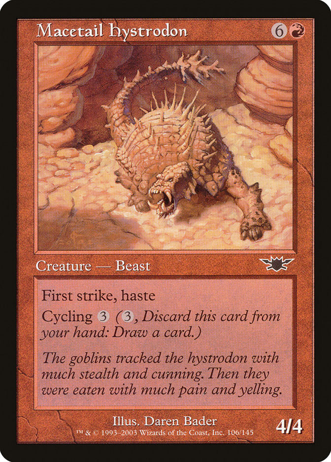 Macetail Hystrodon (106) [Legions] | Odin's Place