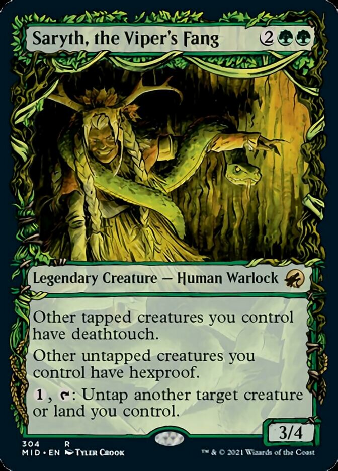 Saryth, the Viper's Fang (Showcase Equinox) [Innistrad: Midnight Hunt] | Odin's Place