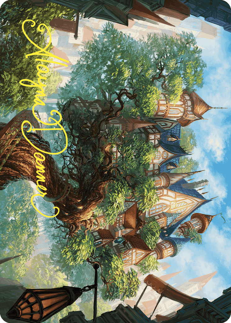 Edgewall Inn Art Card (Gold-Stamped Signature) [Wilds of Eldraine Art Series] | Odin's Place